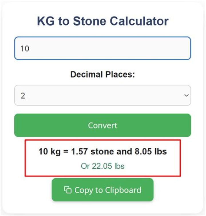 73.5 kg in stone 73.5 kg in stone