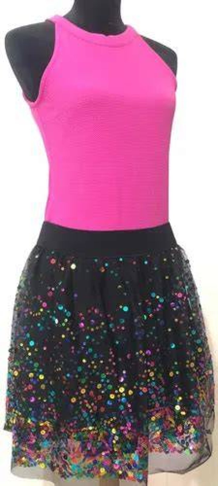 Conjunto lentejuela fucsia Conjunto lentejuela fucsia
