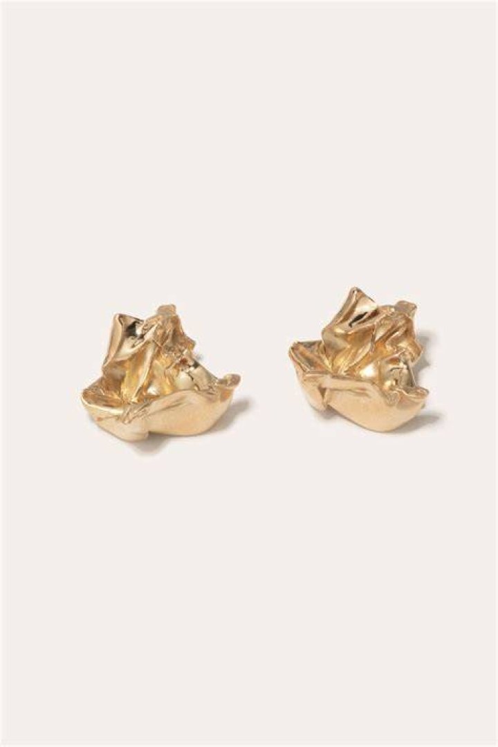 Crunched Double-Stud Earrings Crunched Double-Stud Earrings