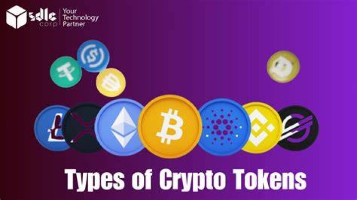 crypto tokens in a small storage box