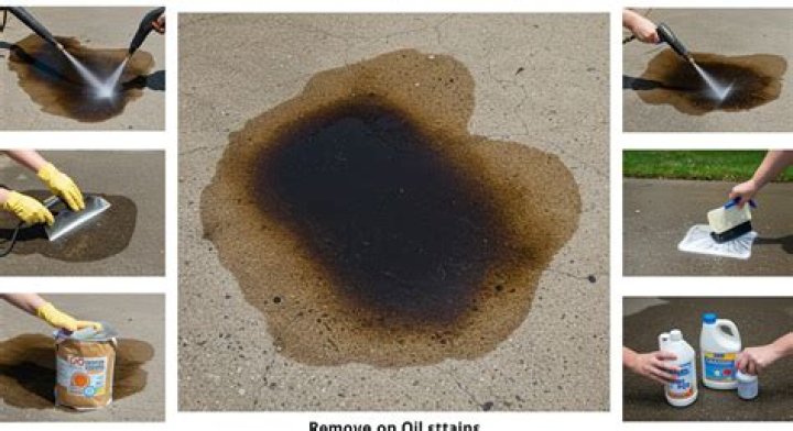 Does Vinegar Remove Oil Stains From Concrete?