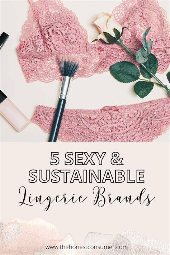 eco friendly lingerie brand scandale