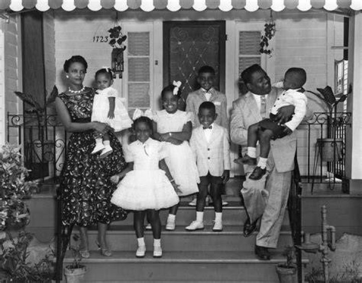Fats Domino and his family