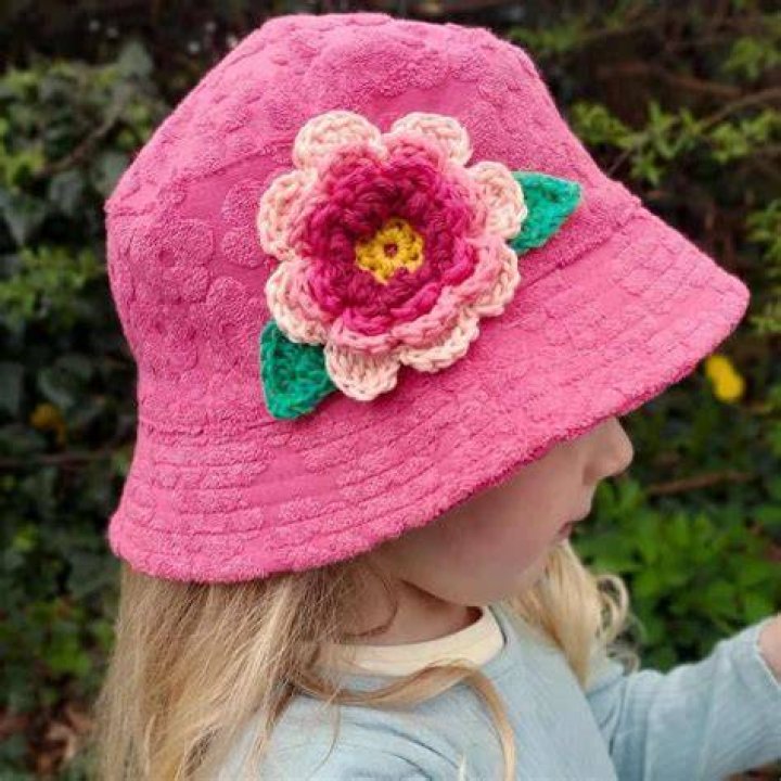 Floral Crochet Hat Floral Crochet Hat
