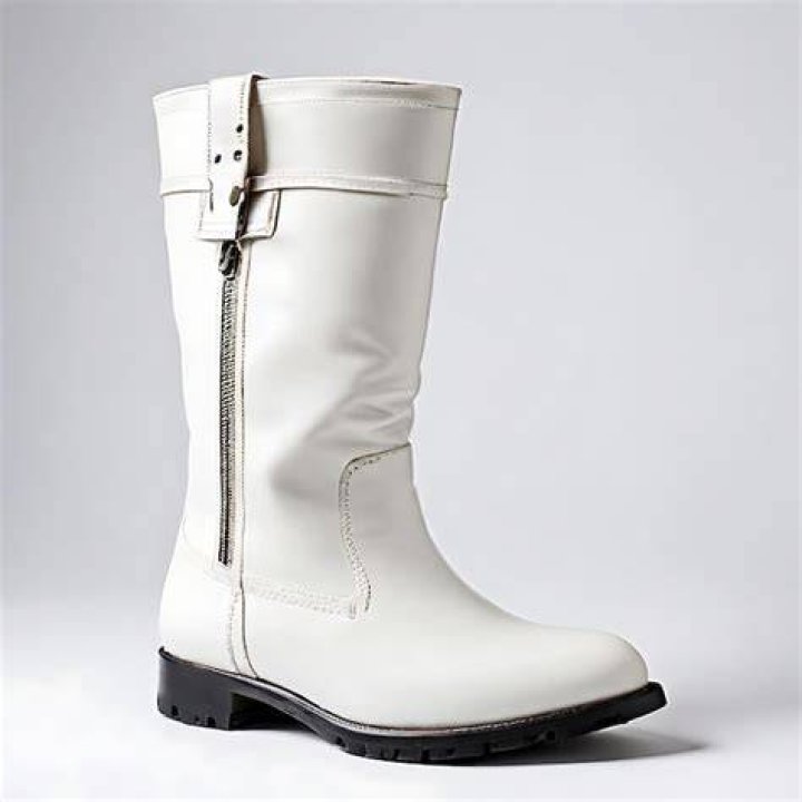 Footwear, White, Boot, Knee-high boot, Shoe, Leg, Knee, Joint, High heels, Riding boot, 