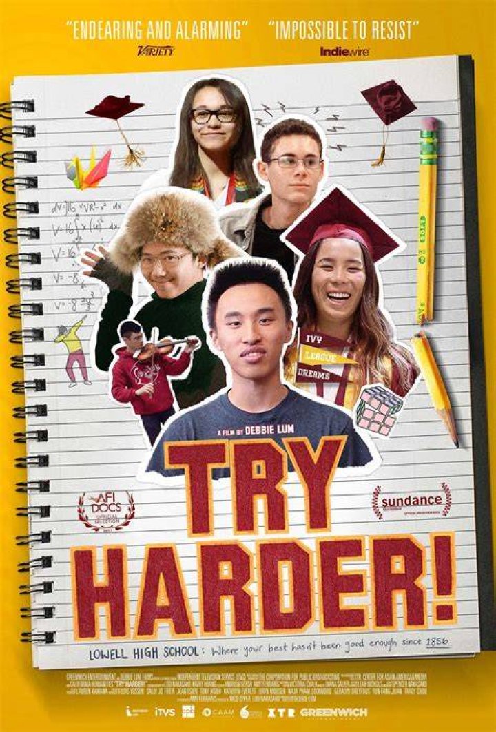 From Try Harder: Students Alvan and Shea sit in Lowell High School hallway