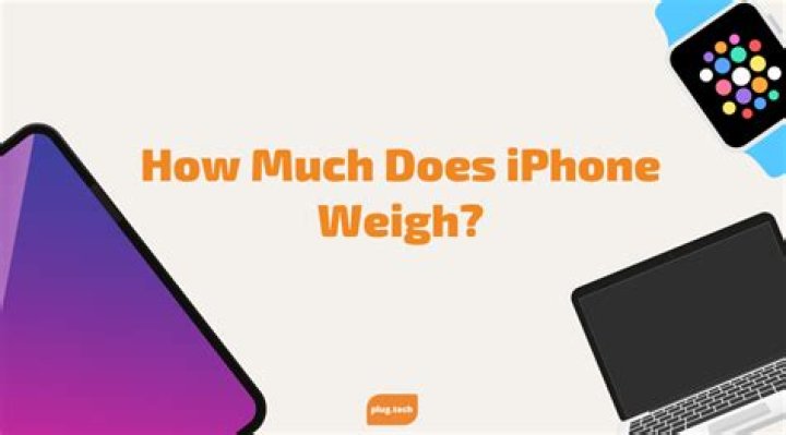 How Much Does iPhone Weigh?