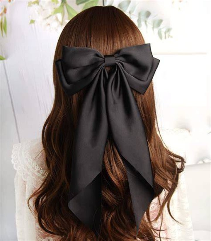 Long Satin Bow Hair Clip Long Satin Bow Hair Clip