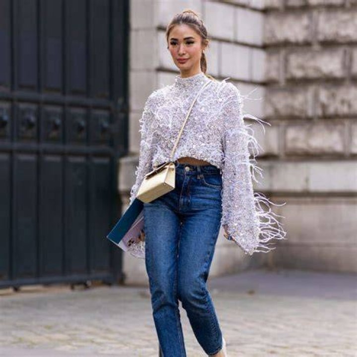 Looks de fiesta con vaqueros looks de fiesta con vaqueros americana cropped
