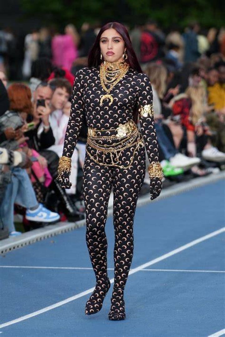 Lourdes Leon Marine Serre : Runway Paris Fashion Week lourdes leon marine serre runway paris fashion week 2022