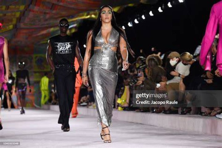 Lourdes Leon Versace Runway Milan Fashion Week lourdes leon versace runway milan fashion week