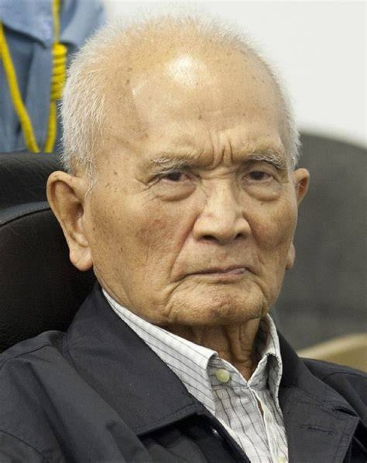 Nuon Chea lies as his blood pressure is taken