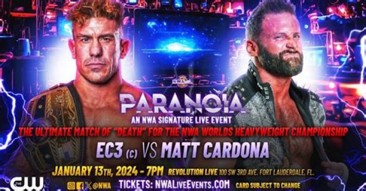 NWA Paranoia EC3 Matt Cardona