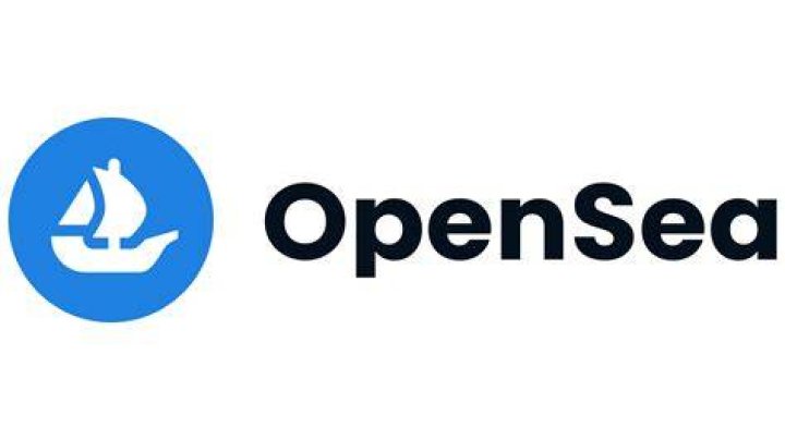 OpenSea logo on phone