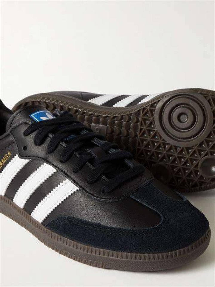 Samba OG suede-trimmed leather sneakers Samba OG suede-trimmed leather sneakers