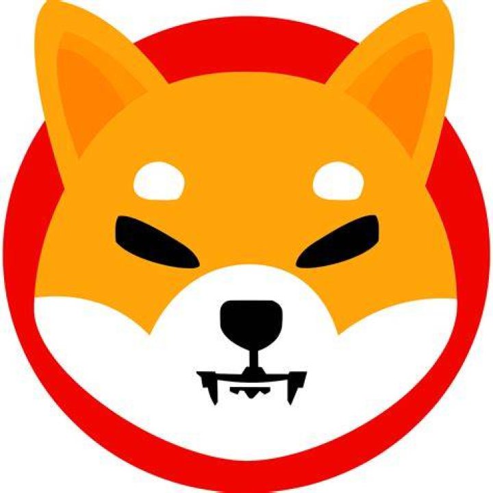 Shiba Inu logo on a lit match burning.