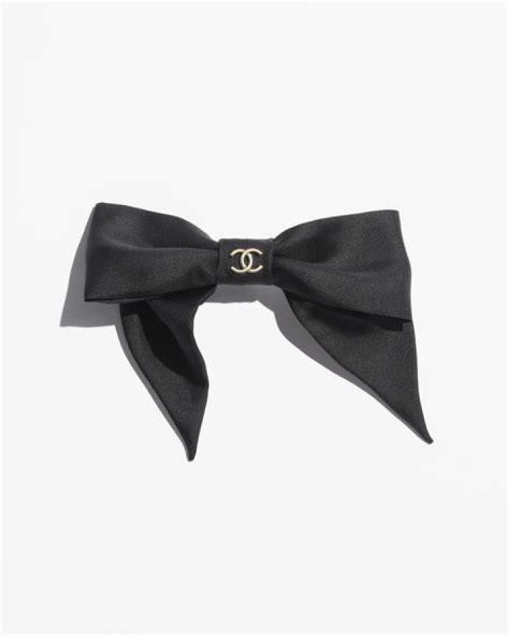 Silk Twill Bow Barette Silk Twill Bow Barette