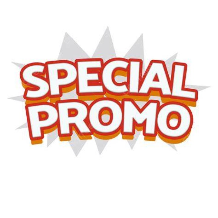 Special promotions