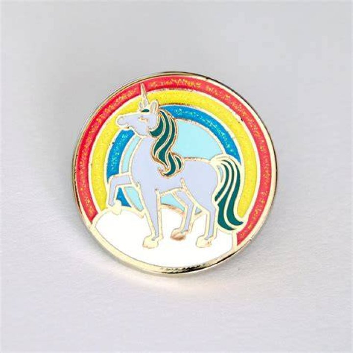 Unicorn Rainbow gold and enamel earrings Unicorn Rainbow gold and enamel earrings
