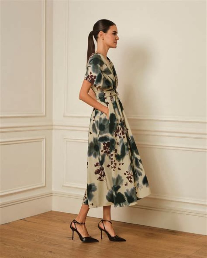 Vestido midi estampado Vestido midi estampado